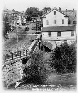 Monticello's Main St. circa 1912